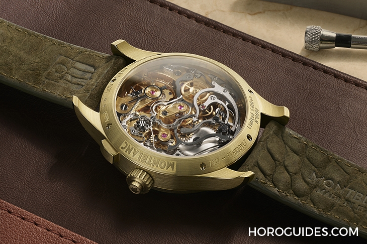 MONTBLANC - 1858 - 128085 - 萬寶龍推出獨家的「Lime Gold」萊姆綠復古味 | MONTBLANC 1858系列限量錶