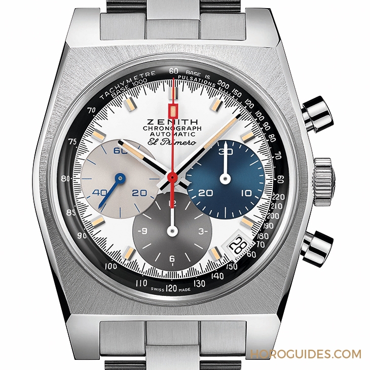 ZENITH - CHRONOMASTER - 03.A384.400/3817.M3817 - 三色面盤再現酒桶錶殼!ZENITH推出Chronomaster Revival A3817復刻版腕錶