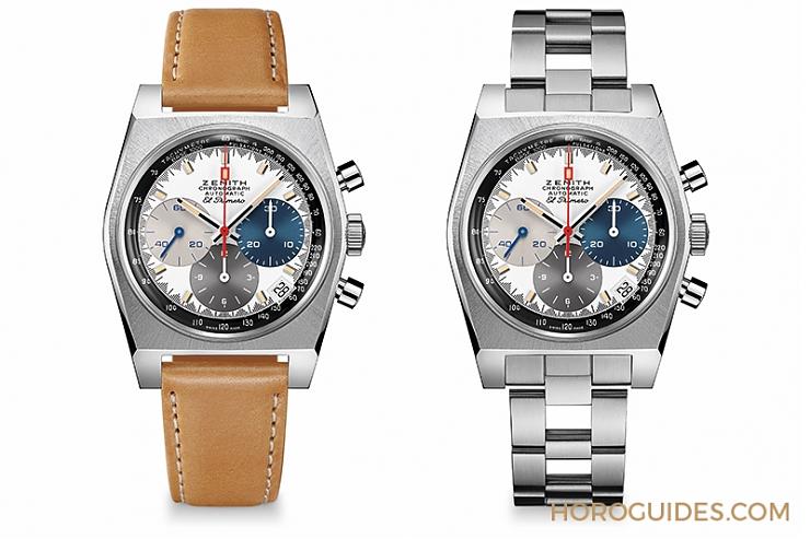 ZENITH - CHRONOMASTER - 03.A384.400/3817.M3817 - 三色面盤再現酒桶錶殼!ZENITH推出Chronomaster Revival A3817復刻版腕錶