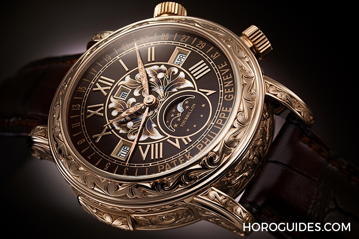 PATEK PHILIPPE - GRAND COMPLICATIONS - 6002R-001 - 百達翡麗6002R Sky Moon Tourbillon新款深棕面,再現頂級複雜功能