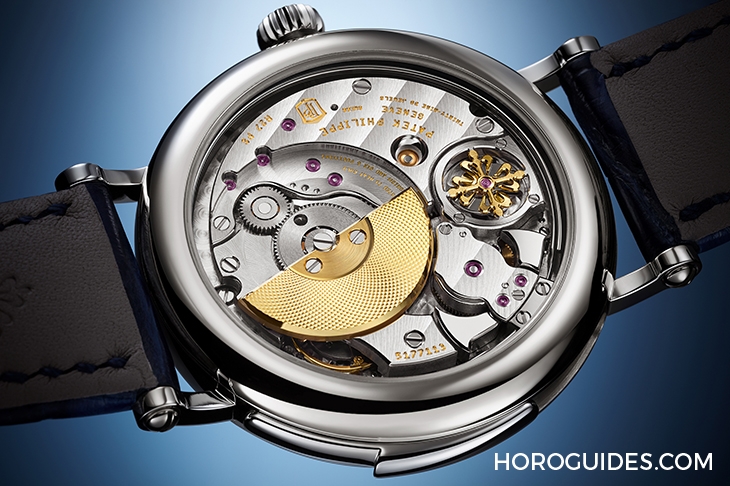 PATEK PHILIPPE - GRAND COMPLICATIONS - 7040/250G-001 - 百達翡麗7040三問腕錶，結合機刻雕花與琺瑯二大工藝