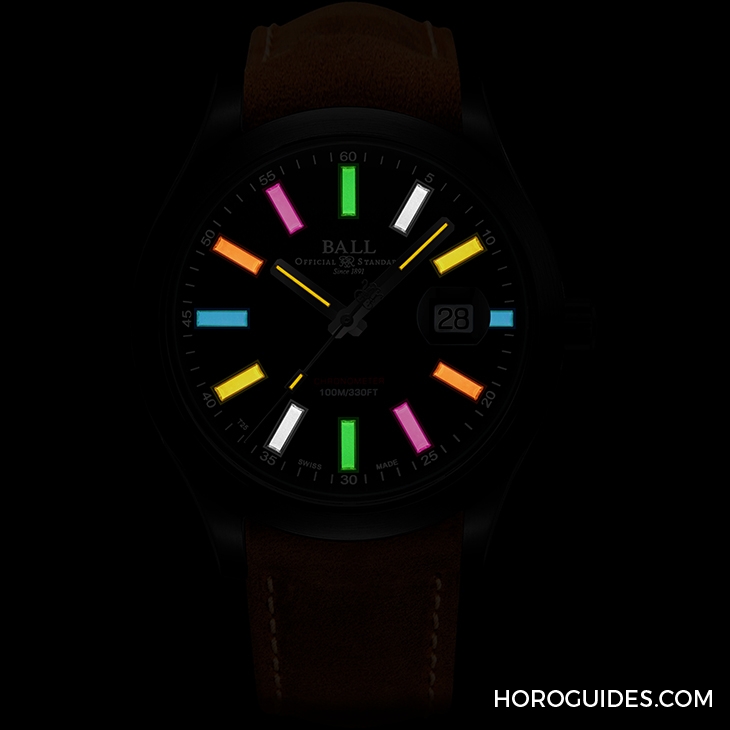 BALL WATCH - Engineer II - NM9028C-S29C-BK - BALL Watch彩虹腕錶精選 微型氣燈再進化 不只微奢華