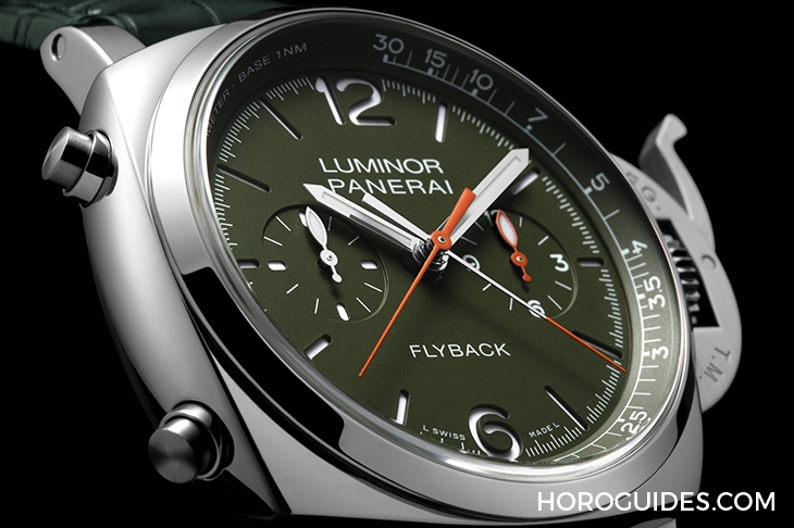PANERAI - LUMINOR - PAM01298 - Panerai Luminor Chrono Flyback飛返計時新作二連發,陶瓷殼、軍綠面各展特色