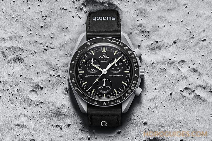 SWATCH - BIOCERAMIC - SO33M100 - 跟著MoonSwatch登月了!Swatch玩轉OMEGA Moonwatch登月錶,經典元素都沒少