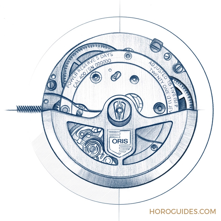 ORIS - PROPILOT - 01 400 7778 7155-07 7 20 01TLC - 新鮮的飛行科技感|ORIS  ProPilot x Calibre 400五日鍊 鈦合金錶殼與鍊帶