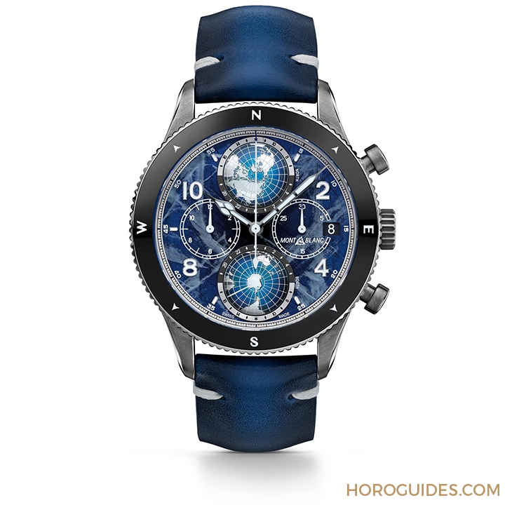 MONTBLANC - 1858 - 129624 - 挑戰極限巔峰!萬寶龍發表1858系列Geosphere世界時間限量零氧腕錶