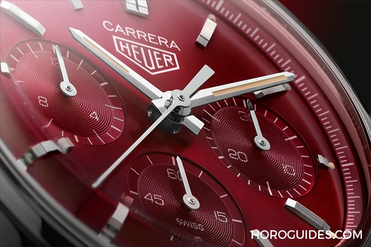 TAG HEUER - CARRERA - CBK221G.FC6479 - 高調復古感！TAG Heuer CARRERA紅面限量計時腕錶