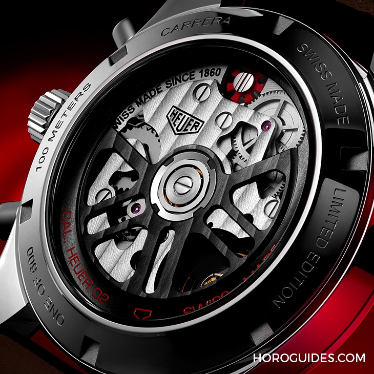 TAG HEUER - CARRERA - CBK221G.FC6479 - 高調復古感！TAG Heuer CARRERA紅面限量計時腕錶