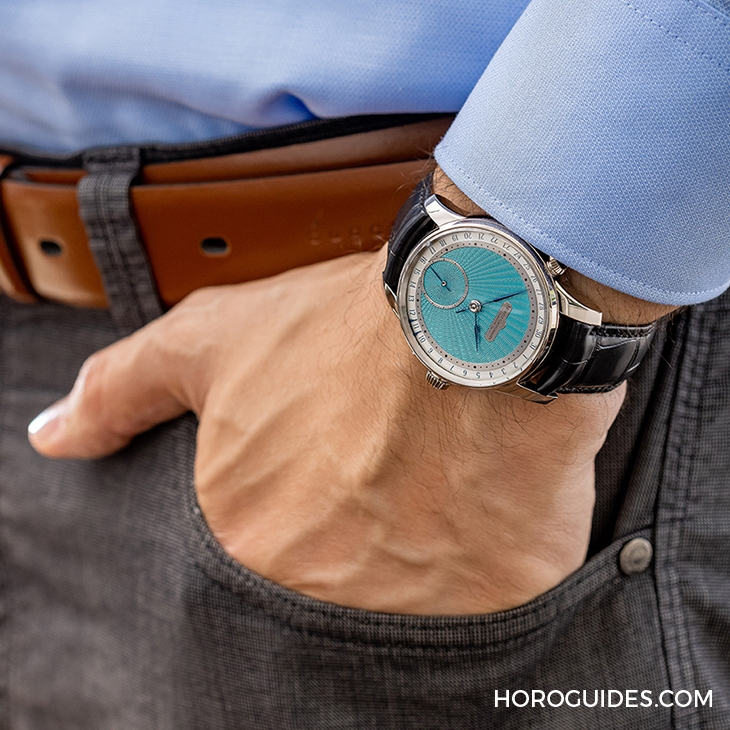 MORITZ GROSSMANN - BENU - MG-003406 - 獨立製錶Moritz Grossmann綠松石機刻面盤，感受裝飾之美的力道