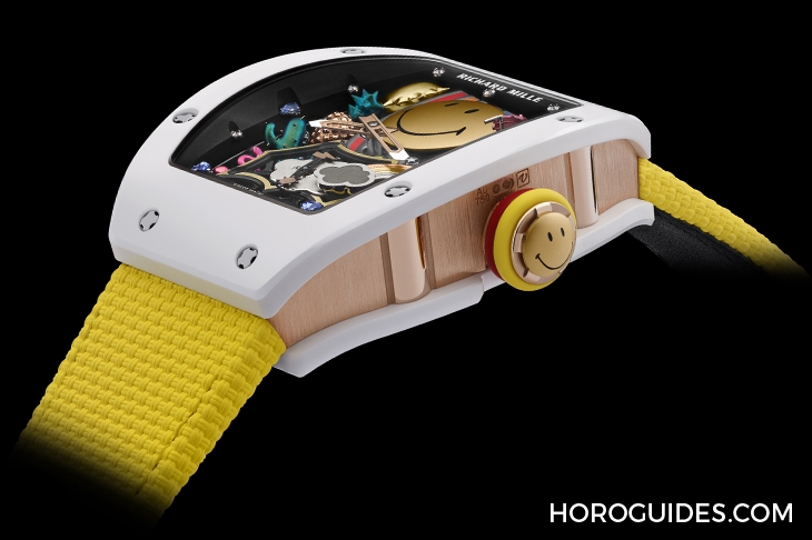 RICHARD MILLE - LIMITED EDITION - RM 88 - Richard Mille少見樂園化的一面!RM88  Smiley自動上鍊陀飛輪腕錶