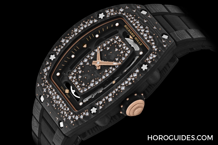 RICHARD MILLE - WOMEN - RM 07-01 - 碳纖維鑲嵌鑽石的明暗共生之美|RICHARD MILLE RM 07-01 INTERGALACTIC星系推出4款新作
