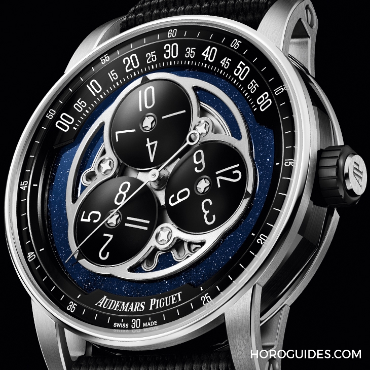 AUDEMARS PIGUET - CODE 11.59 - 15212NB.OO.A002KB.01 - 猶如一道優美謎題的古老顯時機制｜愛彼CODE 11.59系列星輪腕錶，再現「時間漫遊」功能