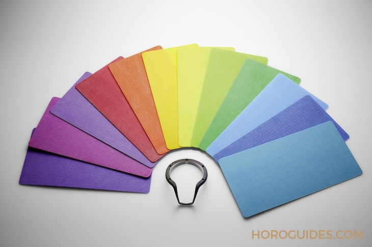 HUBLOT - MP - 909.QDRB.1120.LR - 為碳纖維錶殼編織出彩虹色調：HUBLOT MP-09雙軸陀飛輪5天動力儲存腕錶