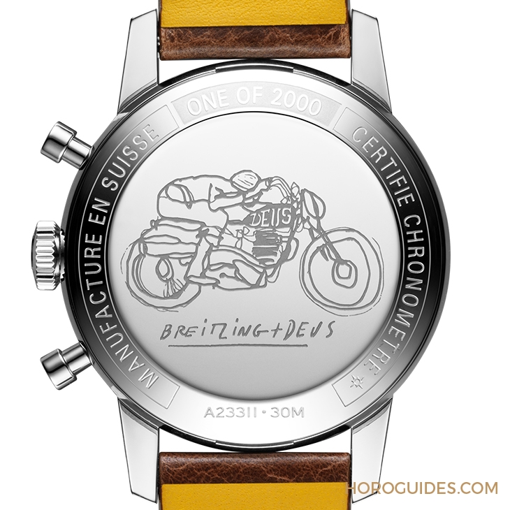 BREITLING - PREMIER - A233112A1A1X1 - BREITLING Top Time Deus強勢回歸，詮釋現代遊人文化