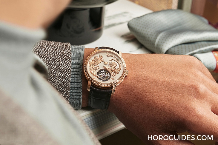 VACHERON CONSTANTIN - TRADITIONNELLE - 6040T/000R-B959 - 龍鳳戲珠,江詩丹頓Traditionnelle陀飛輪腕錶