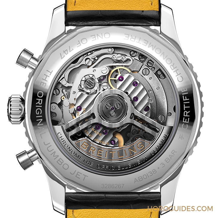 BREITLING - NAVITIMER - AB01383B1G1P1 - 頌揚原始巨無霸噴射機,BREITLING Navitimer B01「波音747限量版」