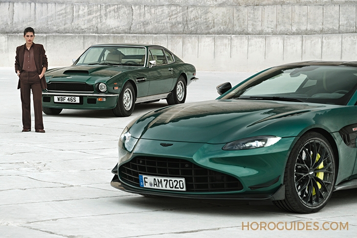 GIRARD-PERREGAUX - LAUREATO - 81010-32-3081-1CX - 英國賽車綠的超激魅力！芝柏表桂冠系列綠色陶瓷腕表阿斯頓·馬丁特別版 42毫米 & 38毫米