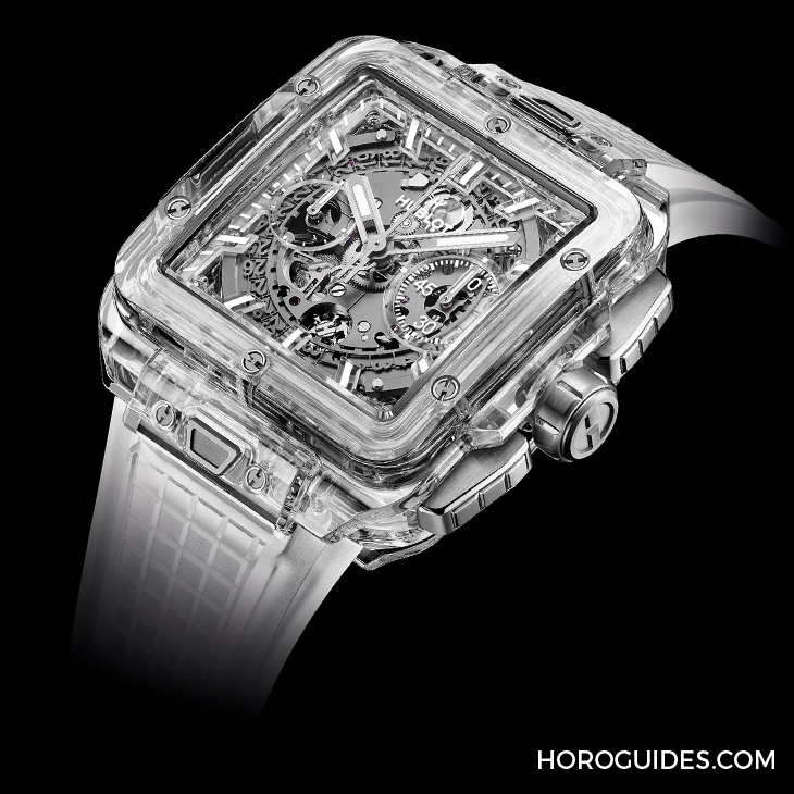HUBLOT - SQUARE BANG - 821.JX.0120.RT - HUBLOT SQUARE BANG UNICO 計時腕錶 「宇宙魔方」新材質更有魅力