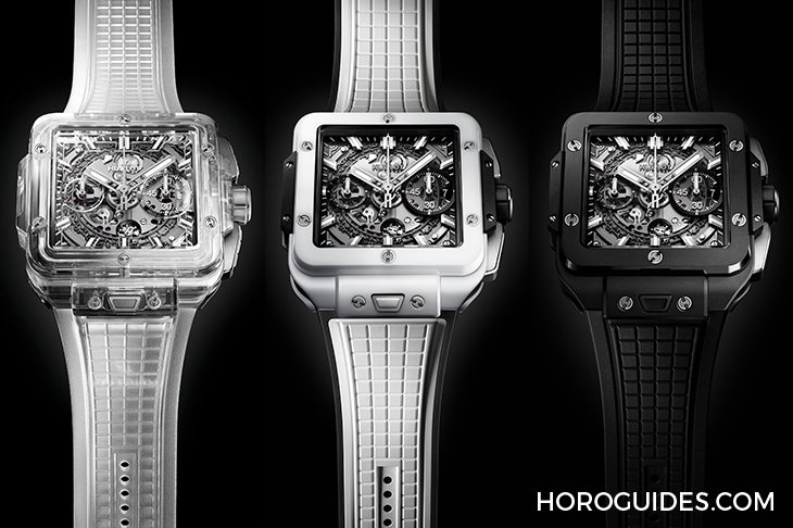 HUBLOT - SQUARE BANG - 821.JX.0120.RT - HUBLOT SQUARE BANG UNICO 計時腕錶 「宇宙魔方」新材質更有魅力