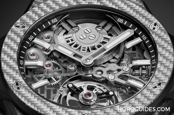 HUBLOT - BIG BANG - 455.YS.0170.YS - HUBLOT BIG BANG陀飛輪全碳纖維鍊帶腕錶 材質大師的輕量化傑作