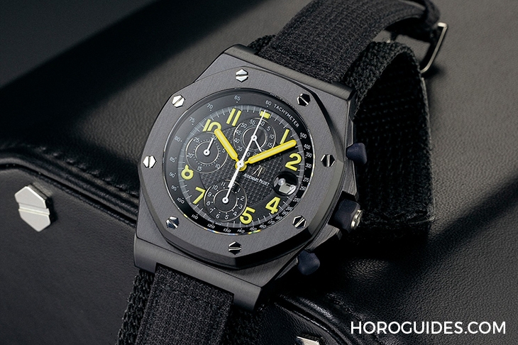 AUDEMARS PIGUET - ROYAL OAK OFFSHORE - 26420CE.OO.A005VE.01 - 愛彼AP Royal Oak Offshore 30週年黑色陶瓷計時碼錶:再現「魔鬼末日」限量版王者風範