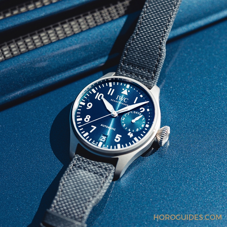 IWC - PILOT - IW501019 - 藍面鈦金屬錶殼!IWC推出大型飛行員腕錶Racing Works特別版