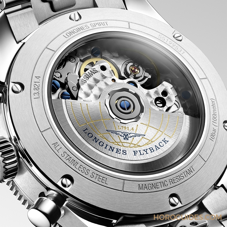 LONGINES - SPIRIT - L3.821.4.93.6 - LONGINES浪琴表Spirit Flyback先行者系列飛返計時腕錶，再展飛行榮耀