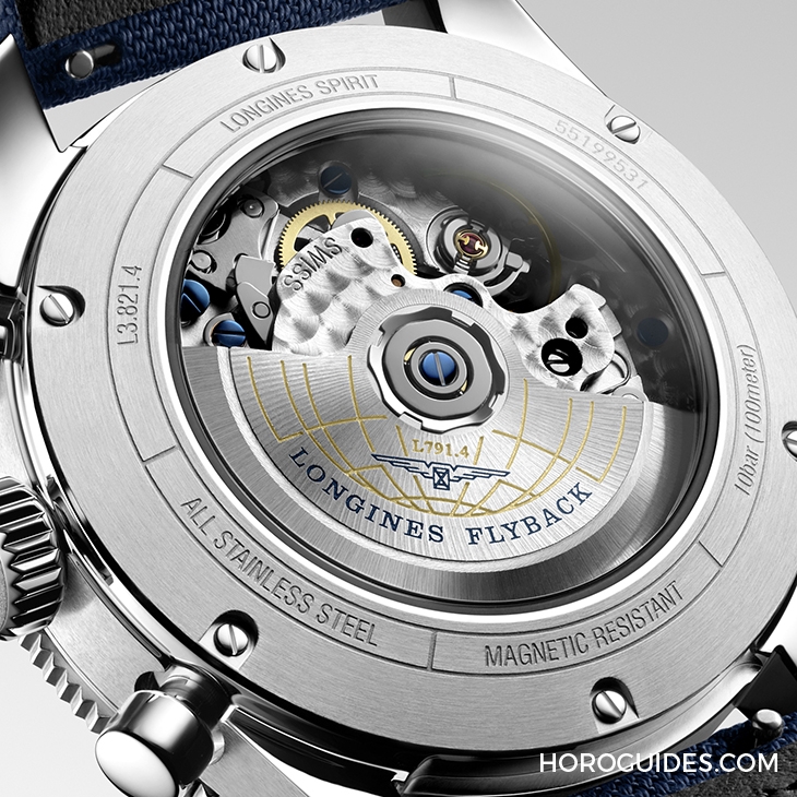 LONGINES - SPIRIT - L3.821.4.93.2 - LONGINES浪琴表百年館藏時計來台 引領名錶藏家深入海空計時