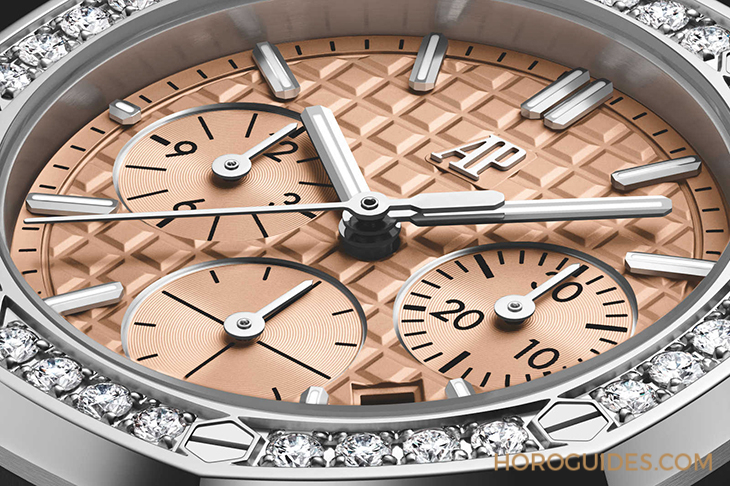 AUDEMARS PIGUET - ROYAL OAK OFFSHORE - 26236BA.YY.D346CA.01 - 寶石圈與彩色面盤的華麗方程式|AP皇家橡樹離岸型37毫米自動上鍊計時碼錶