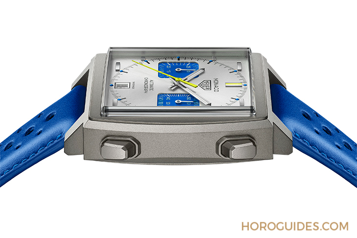 TAG HEUER - MONACO - CAW218C.FC6548 - 法國賽車藍來了,TAG Heuer Monaco計時碼錶限量新色亮相