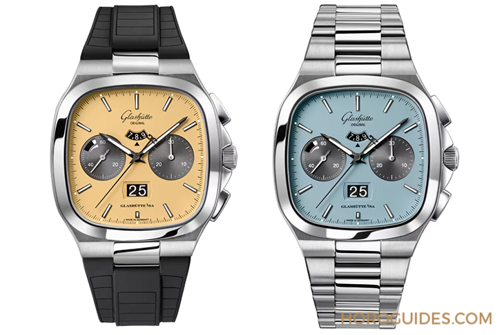 GLASHÜTTE ORIGINAL - SENATOR - 1-37-02-13-02-70 - 格拉蘇蒂七零年代大日曆計時腕錶新色亮相，捕捉1970年代的夏日絢爛