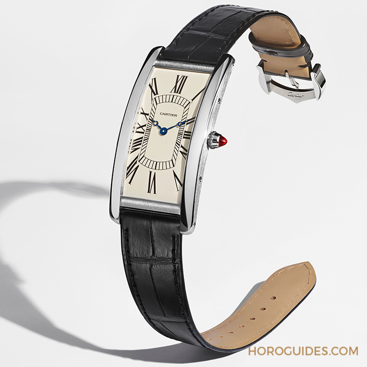 CARTIER - TANK - WGTA0193 - 復刻典藏,Cartier Les Rééditions系列腕錶推出第三款珍藏之作:Tank Cintrée鉑金腕錶