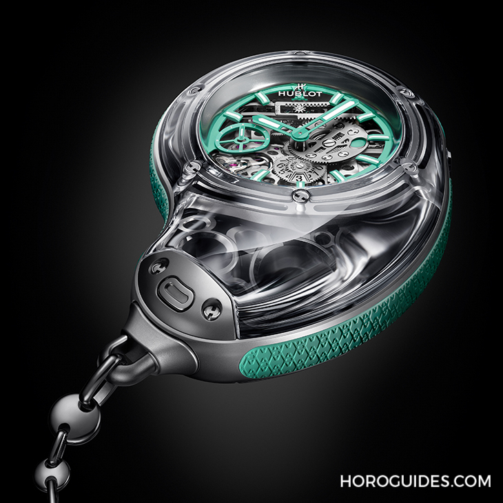 HUBLOT - MP - 916.NX.5202.NK - 懷錶、項鍊錶、座鐘三合一！HUBLOT Daniel Arsham鈦晶懷錶搭載Meca-10機芯限量現身