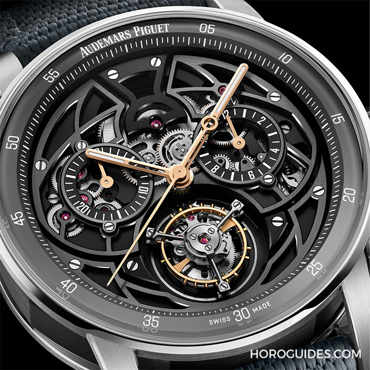 AUDEMARS PIGUET - CODE 11.59 - 26399NB.OO.D009KB.01 - 灰黑相映趣，愛彼全新Code 11.59灰色調飛行陀飛輪計時碼錶登場