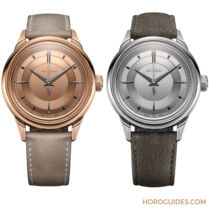 BIVER - AUTOMATIQUE - Automatique Rose Gold - Biver全新Automatique三針腕錶:高端市場再添收藏級別工藝之作