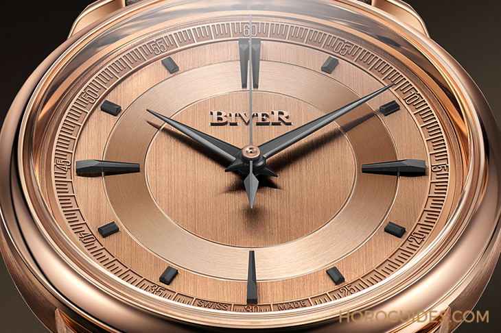BIVER - AUTOMATIQUE - Automatique Rose Gold - Biver全新Automatique三針腕錶:高端市場再添收藏級別工藝之作