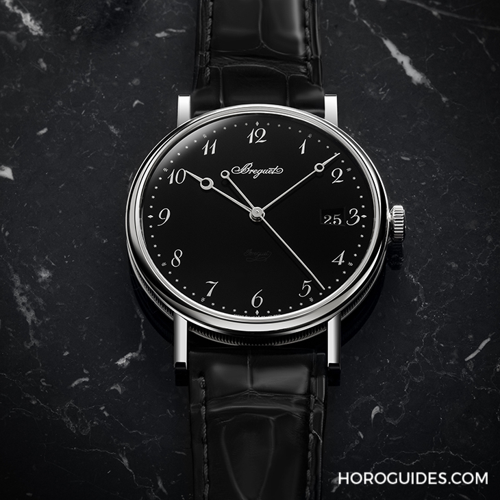 BREGUET - CLASSIQUE - 7787PT/2N/9VU - Breguet寶璣全新鉑金黑面大明火琺瑯腕錶，傳統工藝再現經典
