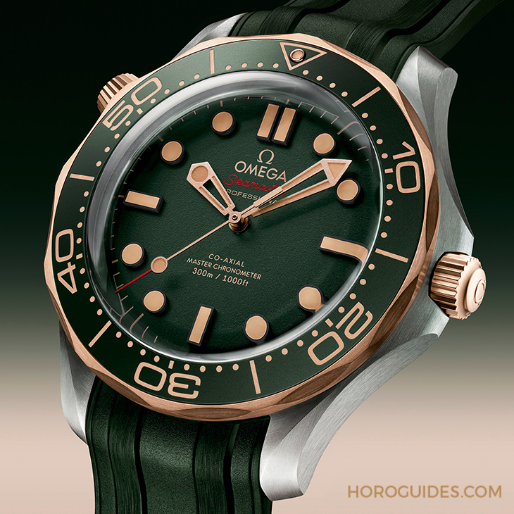 OMEGA - SEAMASTER - 210.90.42.20.10.001 - 綠金復古新作登場！OMEGA再推無日期Seamaster Diver 300M海馬300米腕錶