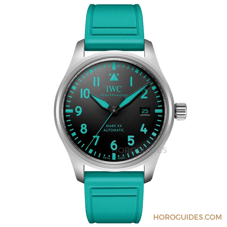 IWC - PILOT - IW328210 - 馬石油綠再入錶！IWC攜手Mercedes-AMG Petronas F1車隊再推Mark XX特別版