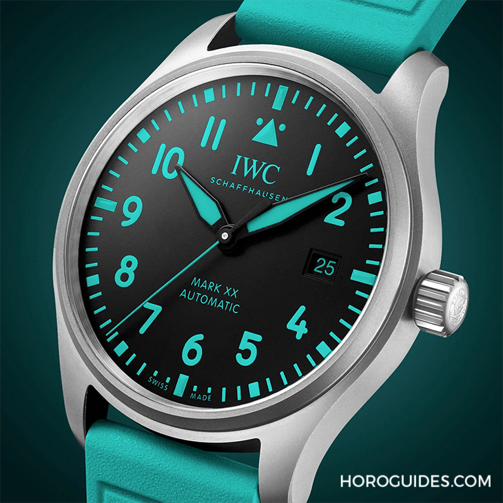 IWC - PILOT - IW328210 - 馬石油綠再入錶！IWC攜手Mercedes-AMG Petronas F1車隊再推Mark XX特別版