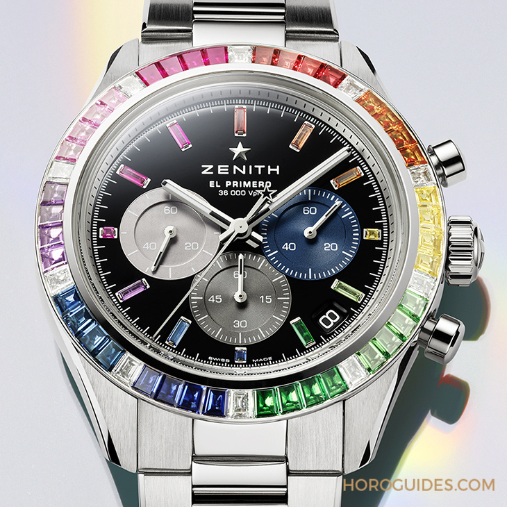 ZENITH - CHRONOMASTER - 45.3104.3600/21.M3100 - 2025 LVMH Watch Week速報:Zenith推出 Chronomaster Sport Rainbow 彩虹腕錶