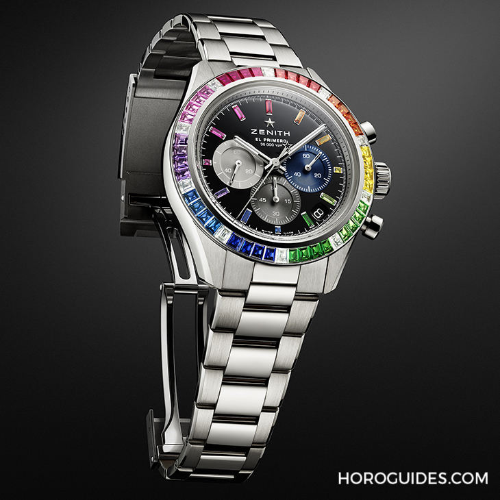 ZENITH - CHRONOMASTER - 45.3104.3600/21.M3100 - 2025 LVMH Watch Week速報:Zenith推出 Chronomaster Sport Rainbow 彩虹腕錶