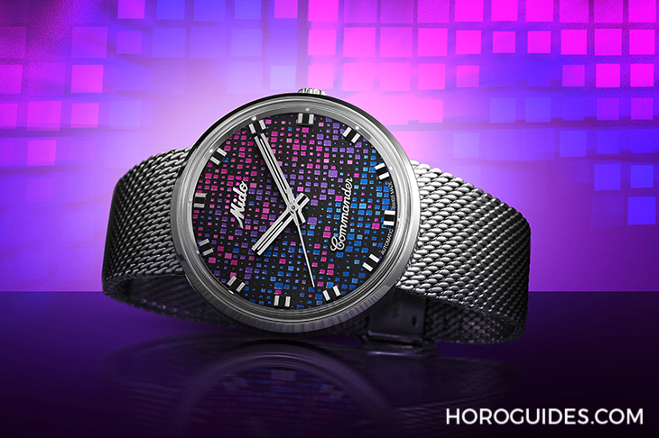 MIDO - COMMANDER - M8429.4.N7.11 - MIDO美度表Commander 1959像素錶盤:炫彩結合夜光,日夜皆精彩