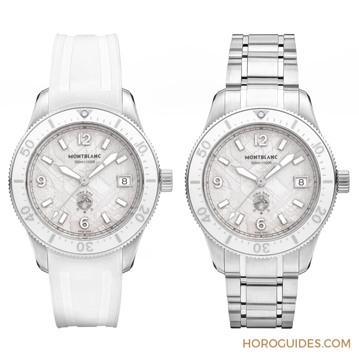 MONTBLANC - 1858 - 134022 - 冰川美學再進化！MONTBLANC Iced Sea 38mm潛水錶登場