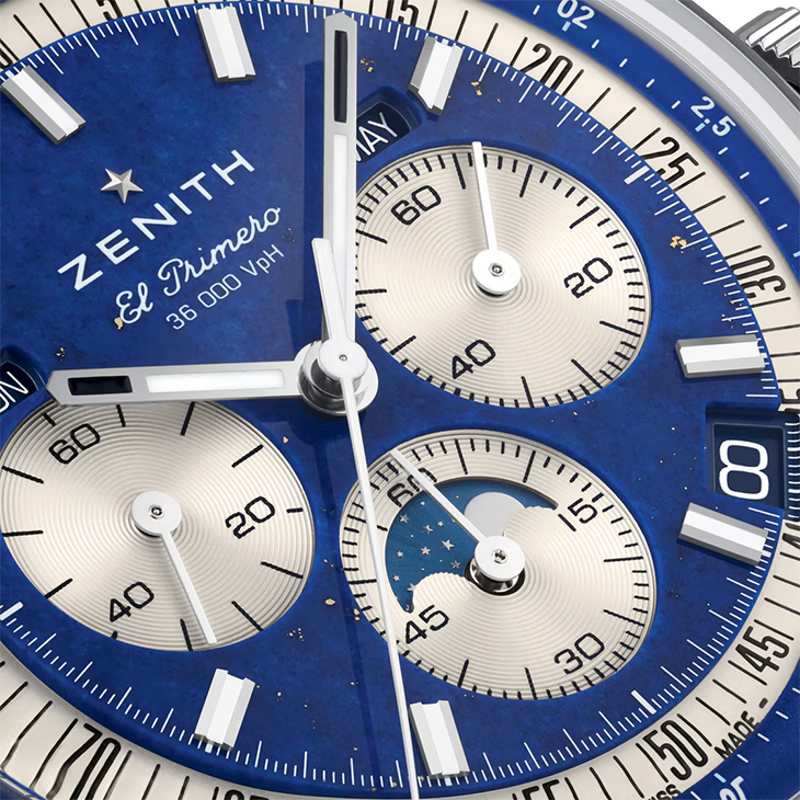 ZENITH - CHRONOMASTER - 03.3400.3610/51.C910 - 致敬160年傳承，ZENITH Chronomaster三重日曆計時碼錶青金石新款登場