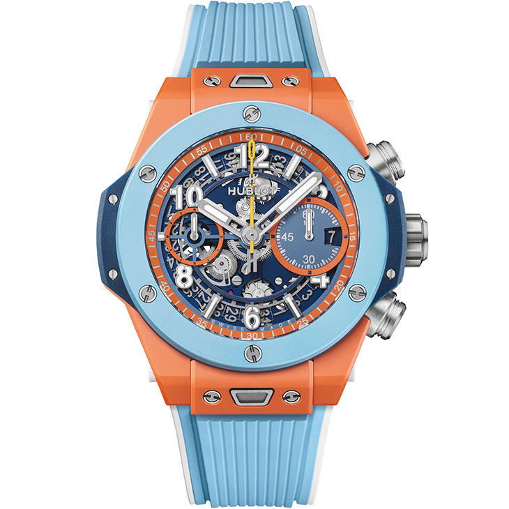 HUBLOT - BIG BANG - 441.ES.5199.RX - 夏日強勢登場：HUBLOT Big Bang Unico Summer 2025 雙彩陶瓷腕錶限量亮相