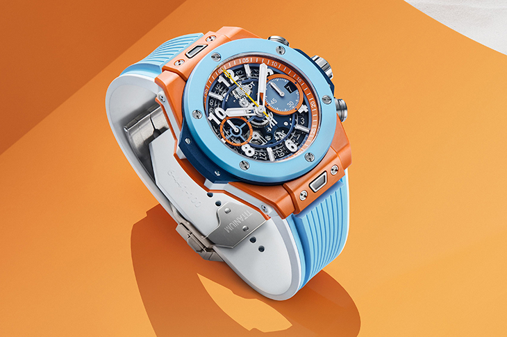 HUBLOT - BIG BANG - 441.ES.5199.RX - 夏日強勢登場：HUBLOT Big Bang Unico Summer 2025 雙彩陶瓷腕錶限量亮相