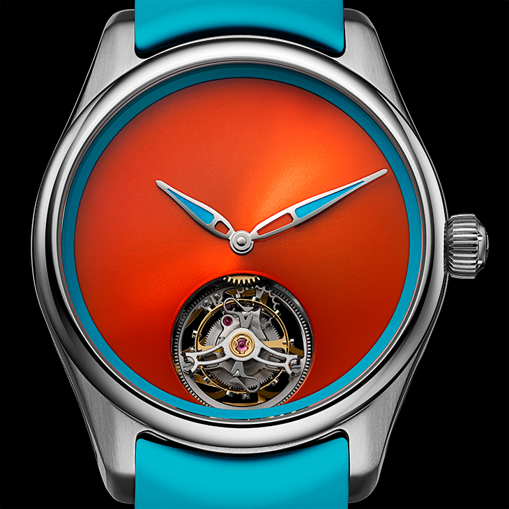 H. MOSER & CIE - PIONEER - 3201-1202 - 色彩衝擊的極限操作：H. Moser開拓者Spiced Aqua系列亮相