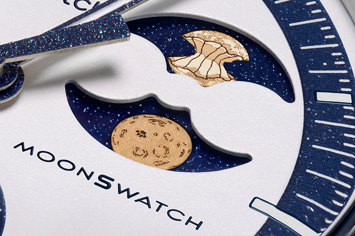 SWATCH - BIOCERAMIC - SO33N704L - 月亮被咬了一口?Mission To Earthphase – Moonshine Gold「海狸月」版本11月限定發售