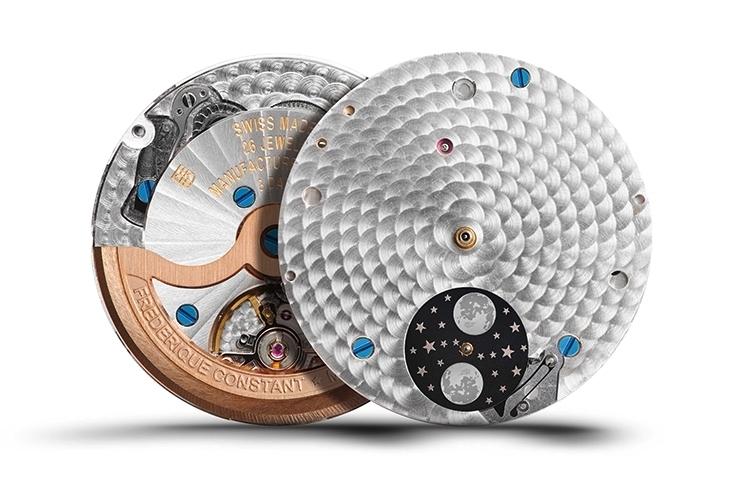 FRÉDÉRIQUE CONSTANT - 自家機芯 - FC-716ONB3NH6B - 康斯登 Highlife 系列首款月相腕錶，Onyx Moon 展現純黑美學